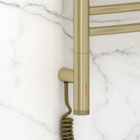 Полотенцесушитель электрический Сунержа Богема 3.1 020-6002-1040 110x45 см, подключение слева, шампань, лесенка