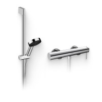 Душевой комплект Смеситель для душа Hansgrohe Finoris 76620000 хром + Гарнитур Pulsify Relaxation 105 3jet 24170000 хром
