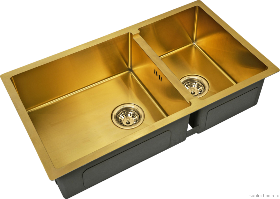 Мойка кухонная Zorg Inox PVD SZR-78-2-44 bronze