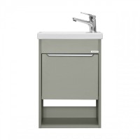 Тумба под раковину без столешницы AQUATON Хоуп 40 подвесная, 1 створка, хаки