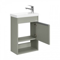 Тумба под раковину без столешницы AQUATON Хоуп 40 подвесная, 1 створка, хаки