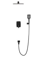 Душевой комплект Wonzon & Woghand Flex WW-88939072-MB С ВНУТРЕННЕЙ ЧАСТЬЮ, матовый черный