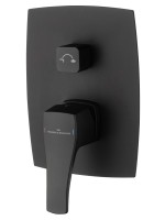 Душевой комплект Wonzon & Woghand Flex WW-88939072-MB С ВНУТРЕННЕЙ ЧАСТЬЮ, матовый черный