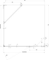 Душевой уголок Ravak Brilliant BSDPS+B SET R 100х80 Transparent, профиль хром