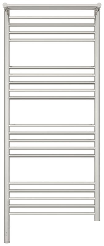 Полотенцесушитель электрический Сунержа Богема 3.1 00-6006-1250 130x55 см, подключение слева, без покрытия, лесенка, с полкой