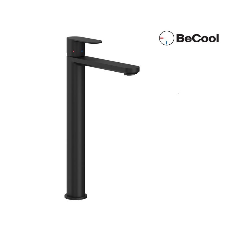 Смеситель для раковины Ravak Chrome II CR II 015.11BL BeCool, матовый черный