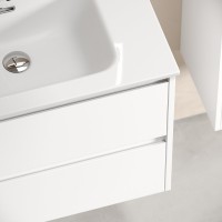 Мебель для ванной комнаты Sancos Libra 70 белый глянец, раковина белая