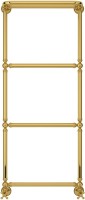 Полотенцесушитель водяной Сунержа Ренессанс 126x50, 5 секций, с полкой, золото