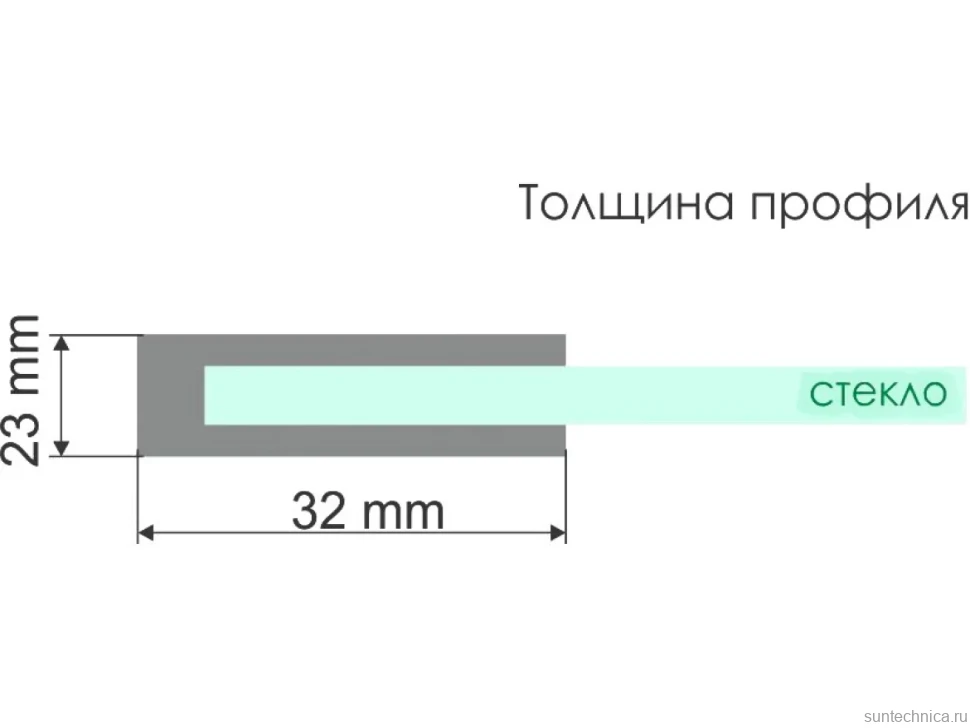 Душевая дверь в нишу Wasserkraft Main 41S30