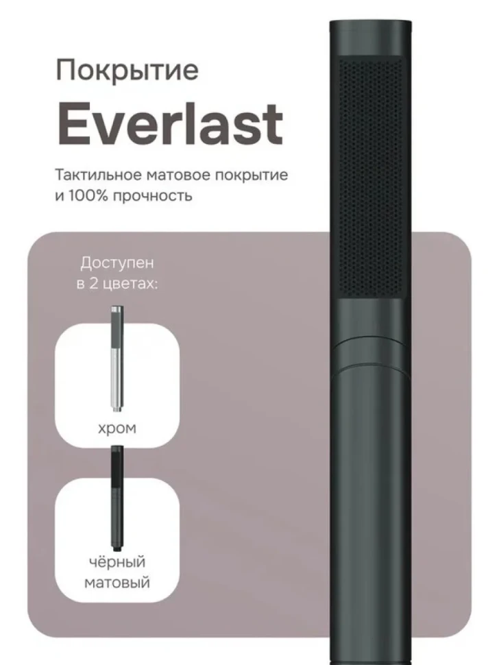 Душевая лейка AM.PM Libre F0260022 матовый черный
