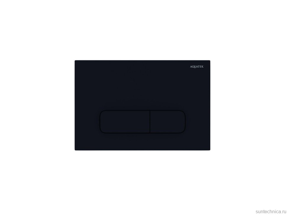 Кнопка смыва для унитаза AQUATEK Pneumo S PNS-0000010 АБС-пластик, цвет матовый черный