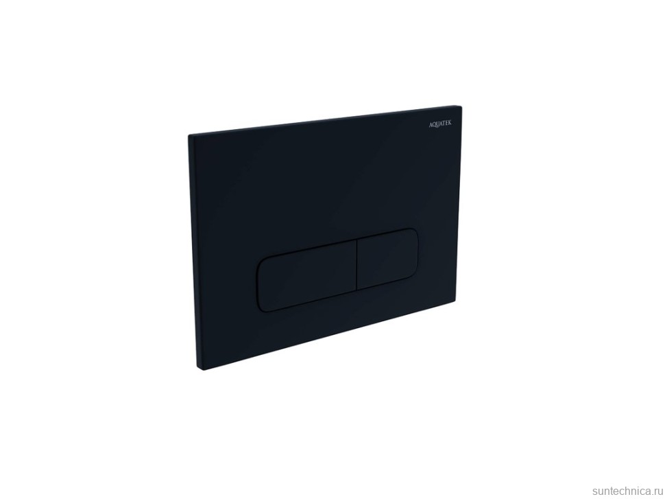 Кнопка смыва для унитаза AQUATEK Pneumo S PNS-0000010 АБС-пластик, цвет матовый черный