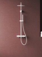 Душевая стойка Ravak Spring SG 091.10WHM белый матовый Душевая стойка Ravak Spring SG 091.10WHM белый матовый