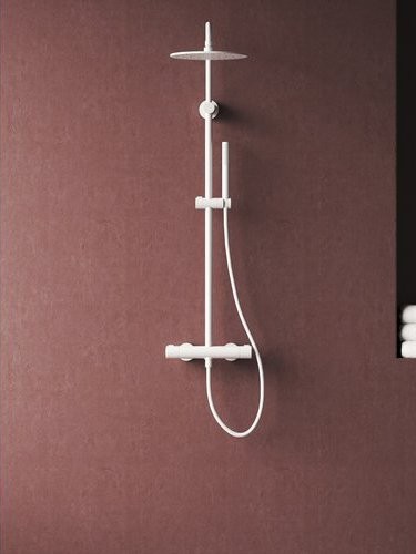 Душевая стойка Ravak Spring SG 091.10WHM белый матовый