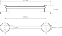 Полотенцедержатель Bemeta Omega 104104042