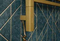 Полотенцесушитель электрический Сунержа Модус 3.1 32-5900-1040 110x45 см, подключение слева, золотой шелк, лесенка