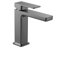 Смеситель для раковины AQUAme Savona 125 темный металл AQM6810GM