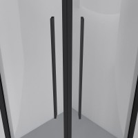 Душевой уголок Niagara Nova NG-6826-34BLACK 90x90, профиль черный матовый, стекло прозрачное