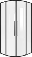 Душевой уголок Niagara Nova NG-6826-34BLACK 90x90, профиль черный матовый, стекло прозрачное