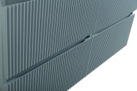 Тумба с раковиной BelBagno Uno 120 подвесная, 4 ящика, матовая голубая