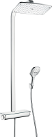 Душевая стойка Hansgrohe Raindance Select E 27112400 белый, хром