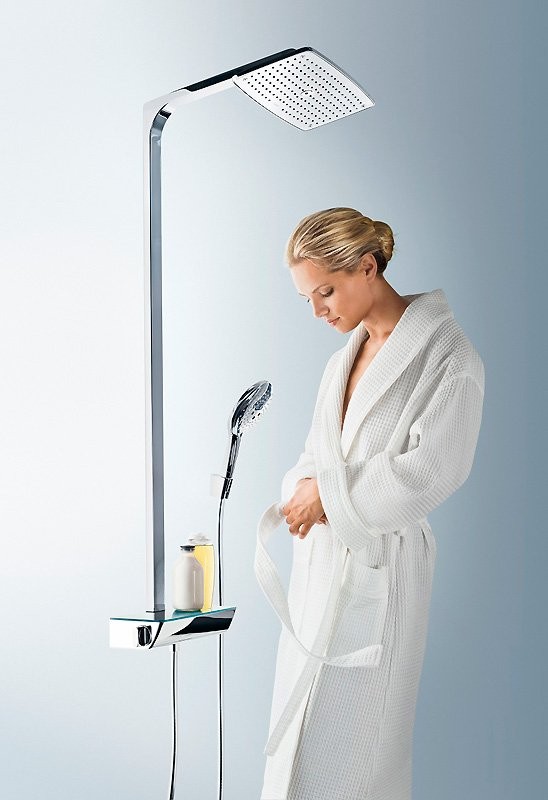 Душевая стойка Hansgrohe Raindance Select E 27112400 белый, хром