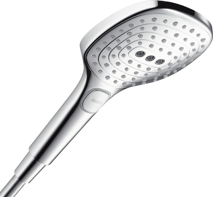 Душевая стойка Hansgrohe Raindance Select E 27112400 белый, хром