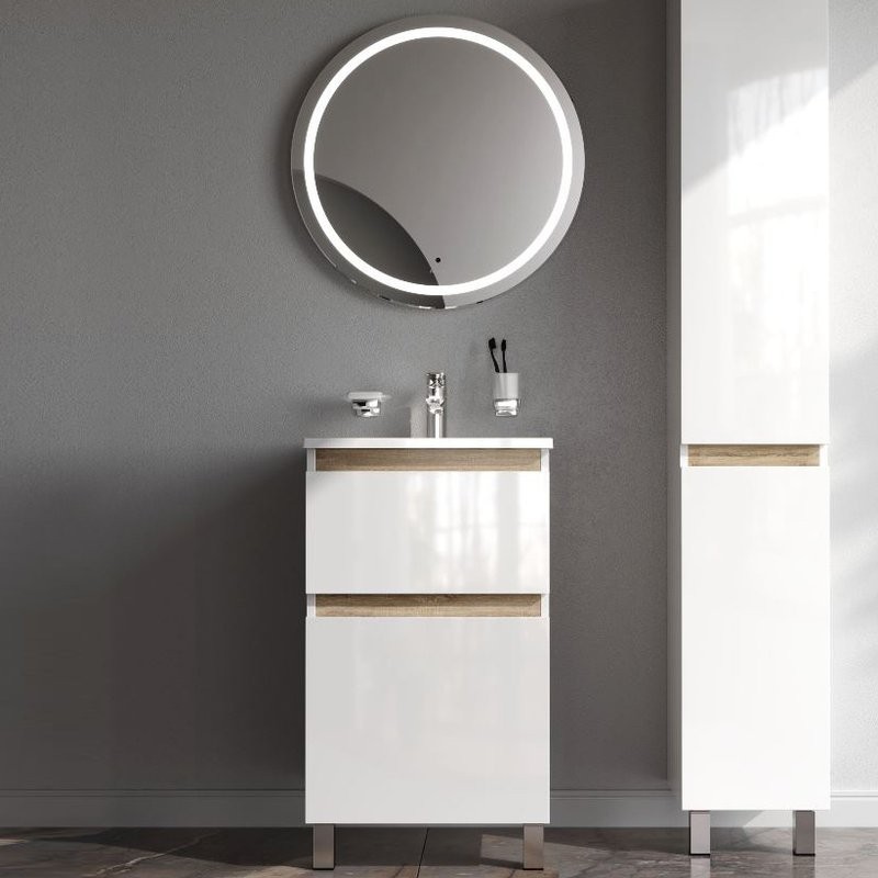 Мебель для ванной комнаты AM.PM X-Joy 50 напольная, белый глянец