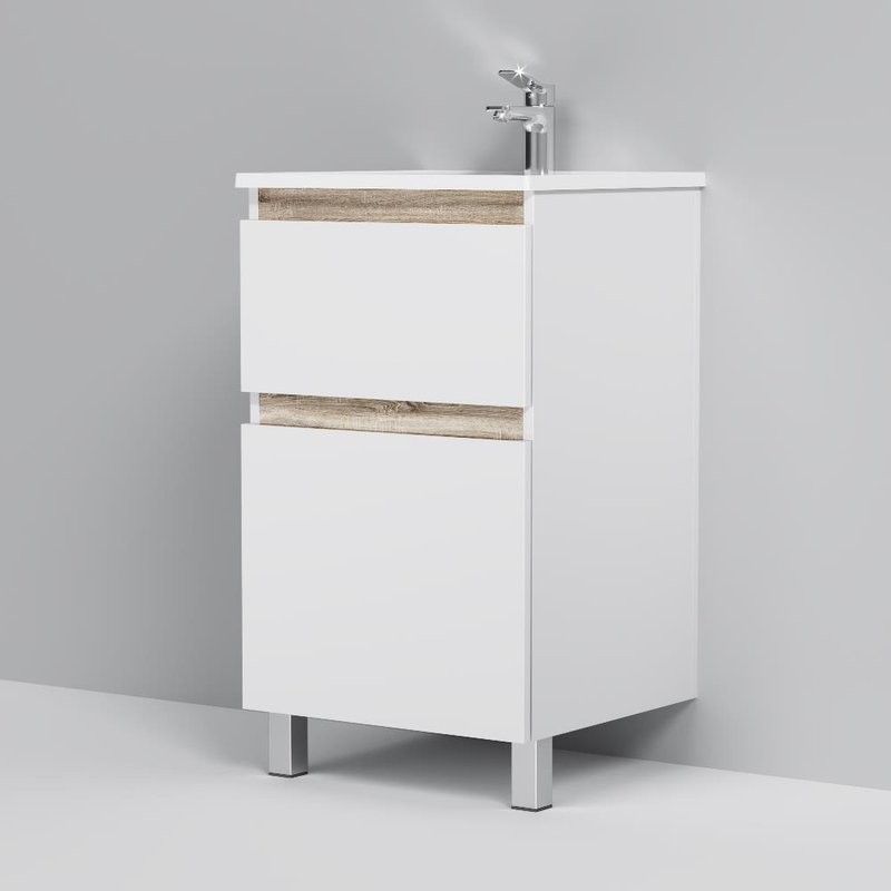 Мебель для ванной комнаты AM.PM X-Joy 50 напольная, белый глянец