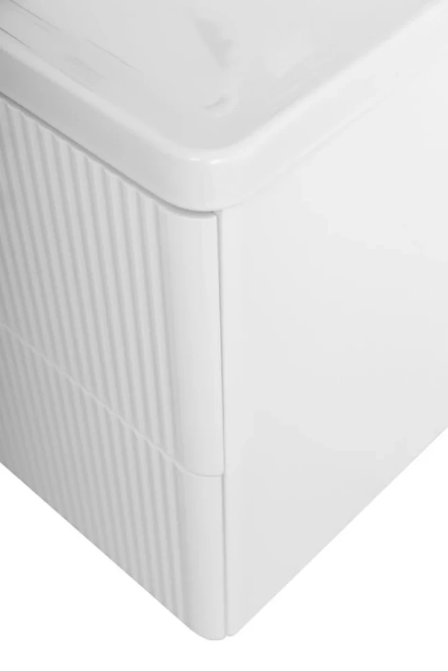 Тумба с раковиной BelBagno Due 80 bianco lucido