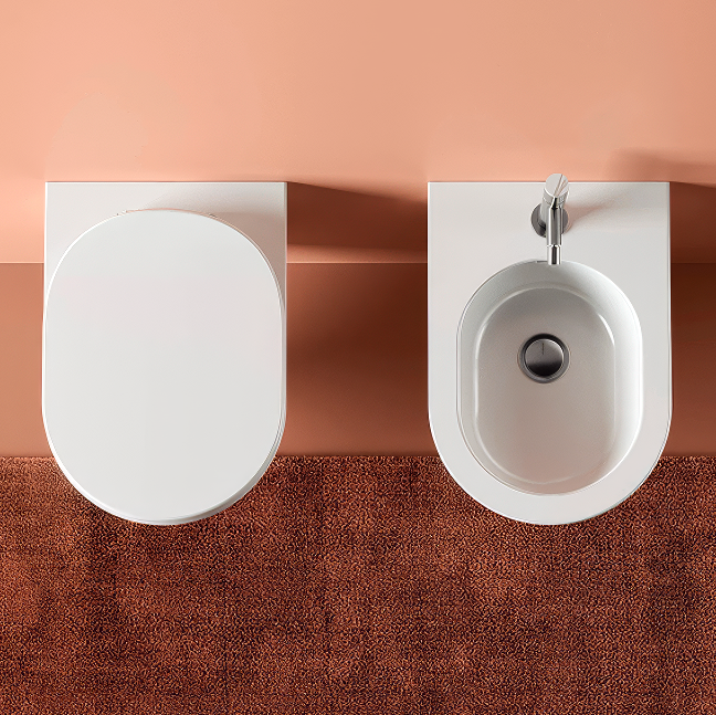 Унитаз подвесной ArtCeram Chic Rimless с микролифтом, глянцевый белый, петли золото