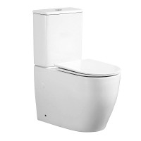 Унитаз-компакт напольный AZARIO Bonelle AZ-1229A глянцевый белый