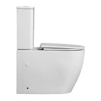 Унитаз-компакт напольный AZARIO Bonelle AZ-1229A глянцевый белый