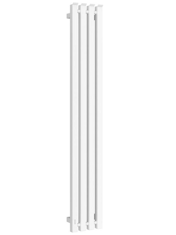 Полотенцесушитель электрический Сунержа Сатерленд 4.0 30-0854-1215 120x20 см, подключение слева, скрытое подключение слева, матовый белый, I-образный