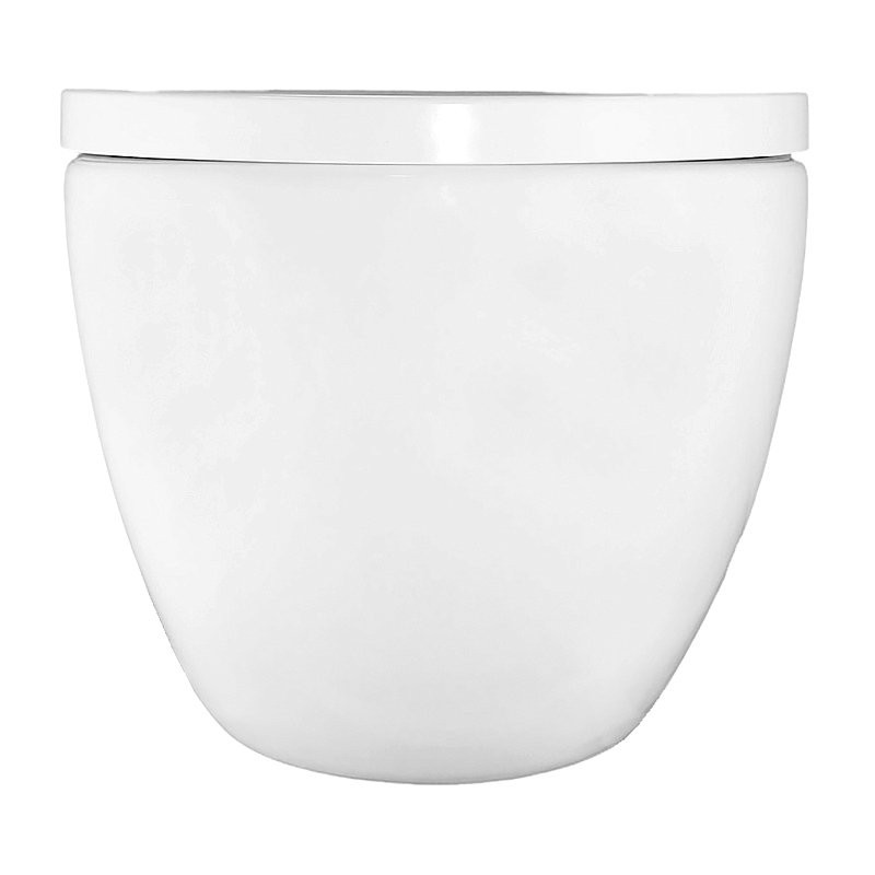 Унитаз подвесной AZARIO Ormi AZ-0253VD безободковый, с микролифтом, глянцевый белый