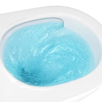 Унитаз подвесной AZARIO Ormi AZ-0253VD безободковый, с микролифтом, глянцевый белый