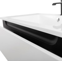 Тумба с раковиной Cezares Slider 100 подвесная, 1 ящик, белая