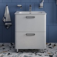 Тумба с раковиной IDDIS Brick 60 напольная