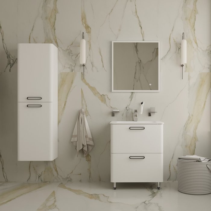 Тумба с раковиной IDDIS Brick 60 напольная