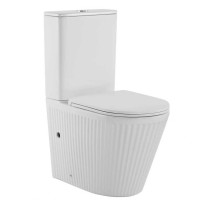 Унитаз-компакт напольный SantiLine SL-5046 с микролифтом, безободковый