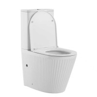 Унитаз-компакт напольный SantiLine SL-5046 с микролифтом, безободковый