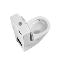 Унитаз-компакт напольный SantiLine SL-5046 с микролифтом, безободковый