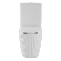 Унитаз-компакт напольный SantiLine SL-5046 с микролифтом, безободковый