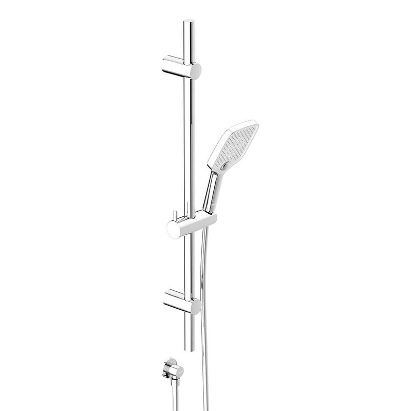 Душевая система с тропическим душем Damixa Gala 953530000 хром, скрытого монтажа, смеситель для 2 потребителей, штанга, верхний душ, встраиваемый душевой комплект, гарантия 10 лет, Дания