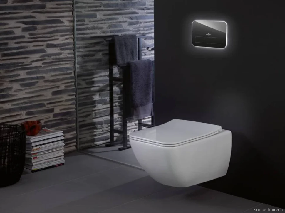 Унитаз подвесной Villeroy & Boch Venticello 4611RLR1 безободковый, альпийский белый