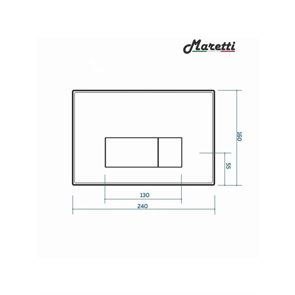 Комплект Maretti 3 в 1: унитаз UM10PBM51-560, инсталляция AC11P5211, кнопка AC12UM-560
