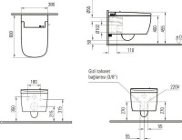 Умный унитаз подвесной VitrA V-Care 5674B003-6193 Basic