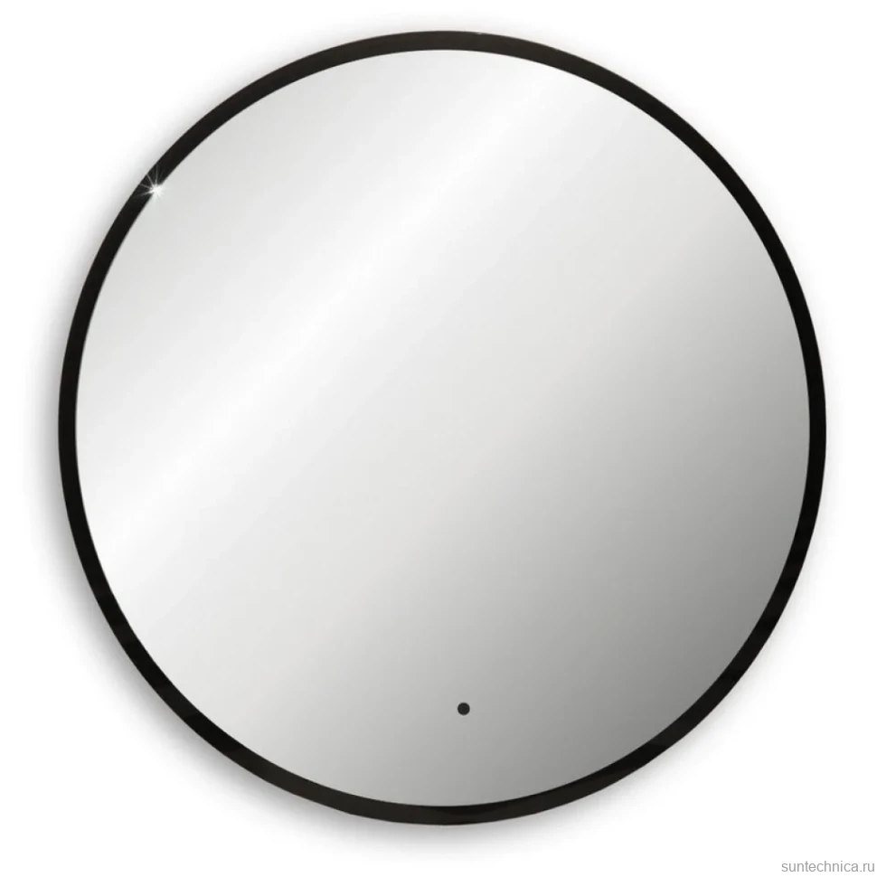 Зеркало круглое Abber Mond AG6204SCB-0.77 77 см, с подсветкой, черное