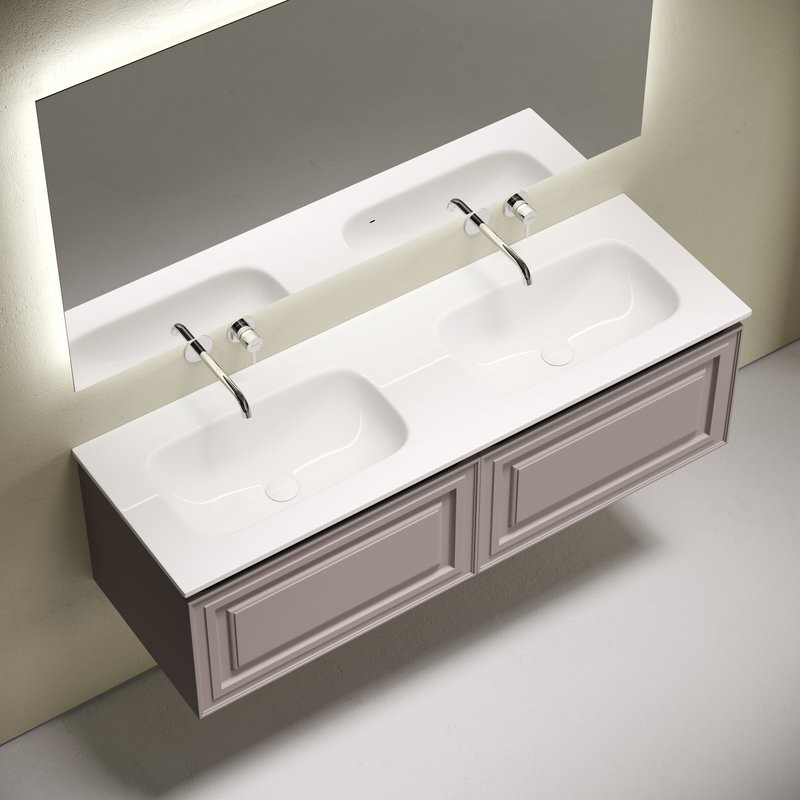 Мебель для ванной комнаты Sancos Very 140 подвесная, doha soft, раковина CN7022wx