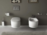 Биде подвесное ArtCeram Atelier AZB001 05 00/ATB001 05 00 белое матовое